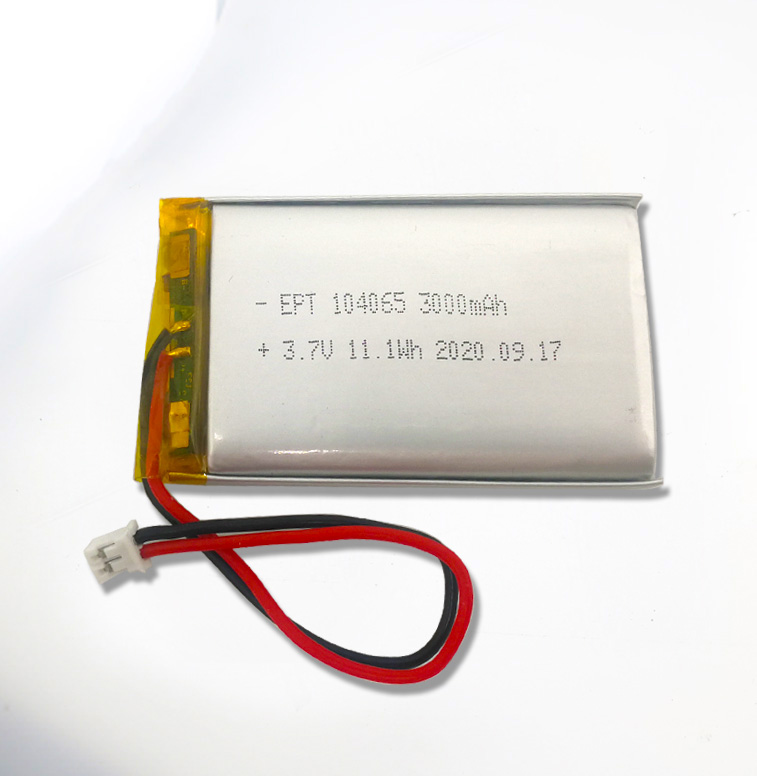 3.7V 104065 3000mAh 化妝鏡聚合物鋰電池 3.7V 104065 3000mAh 化妝鏡聚合物鋰電池